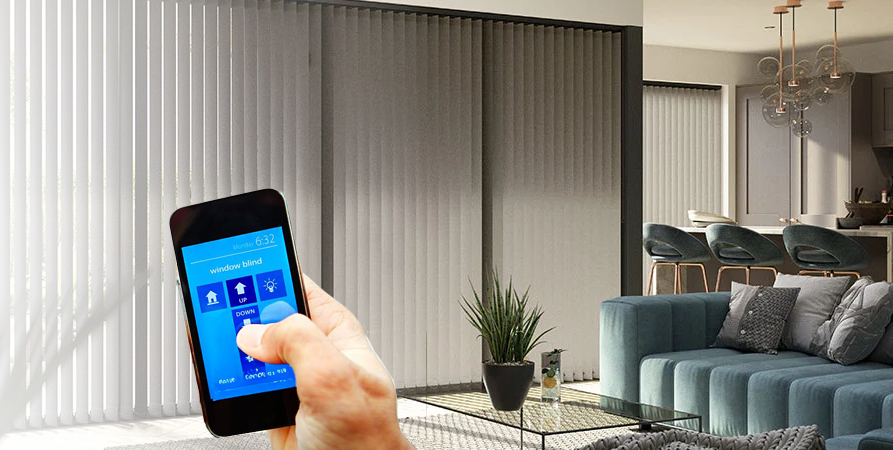 Smart blinds and curtains control